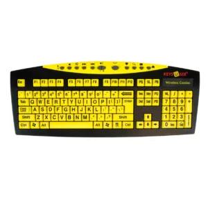 KEYS-U-SEE Wireless Large Print Keyboard w/ Mouse